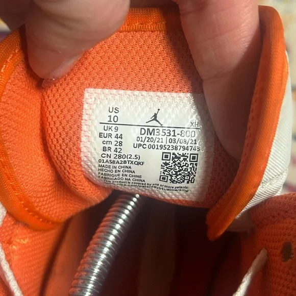 AIR JORDAN 1 MID SE MEN'S SIZE 10 DS SHOES ELECTRO WHITE - Picture 9 of 11